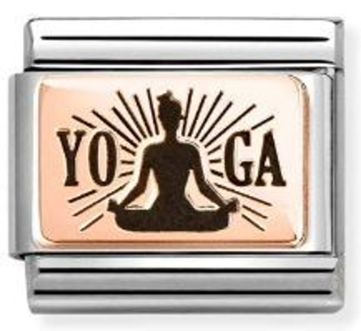 Nomination Link 9K zawieszka złoto  Pozycja Lotosu w Jodze 430111 31.jpg